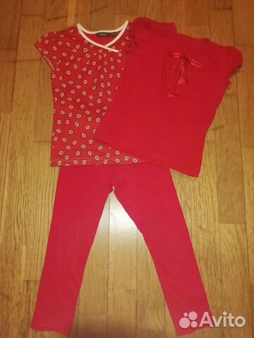 Вещи пакетом на девочку 104 110