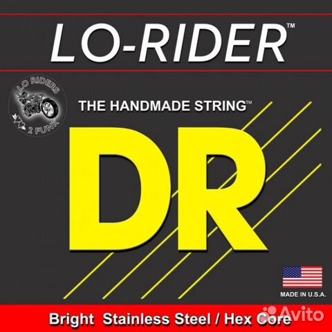Струны для Бас гитары DR MH-45 Lo-Rider Stainless
