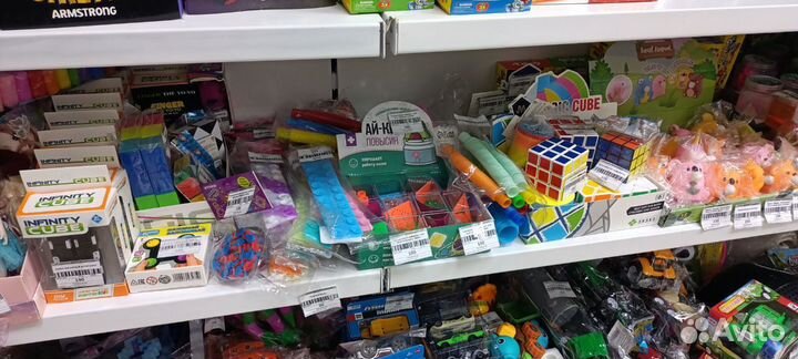 Кубик антистресс, цвета микс