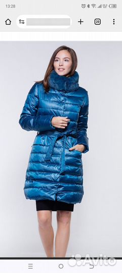 Пуховик женский zarina размер m