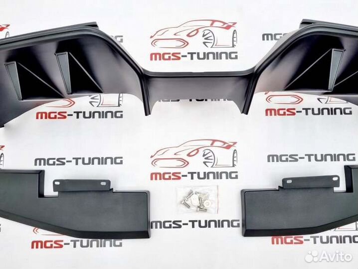 Диффузор Ford Mustang 2014-2017 стиль PFT