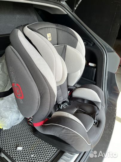 Детское автокресло группа 1-3 с isofix