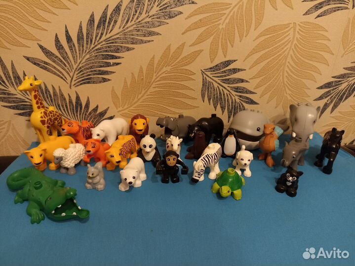 Lego duplo человечки,животные