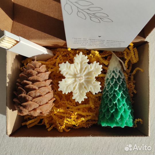 Новогодние наборы свечей