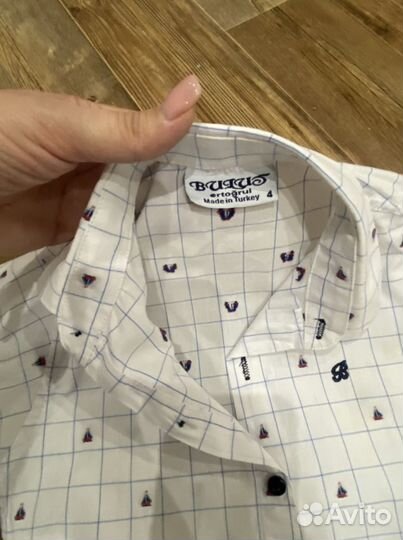 Пиджак и рубашка на мальчика, р. 104-110