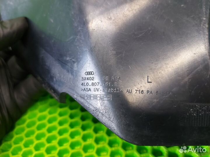 Заглушка бампера передняя левая Audi Q7 S Line 4LB