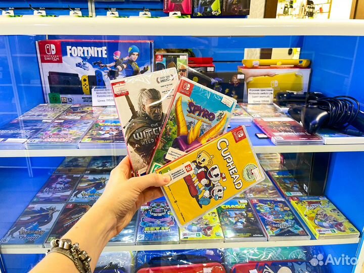 Обмен и продажа картриджей nintendo switch