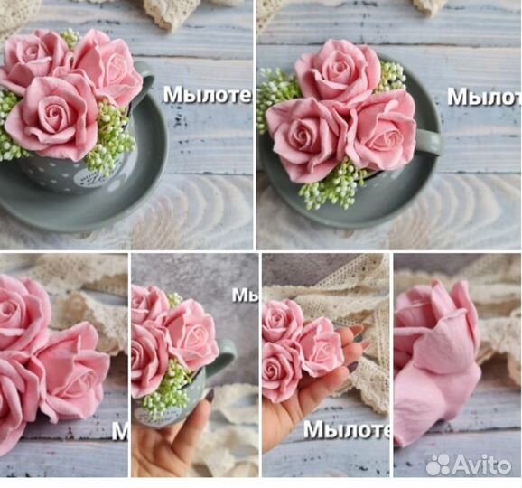 Силиконовая форма роза