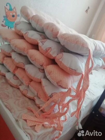 Бортики в детскую кроватку новые