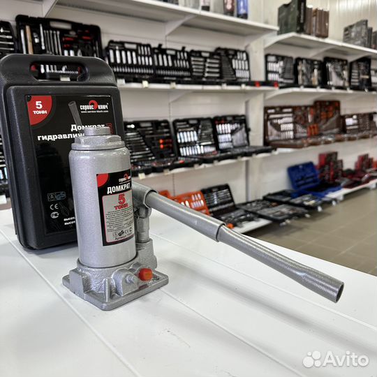 Домкрат 5т 195-380 (кейс) 