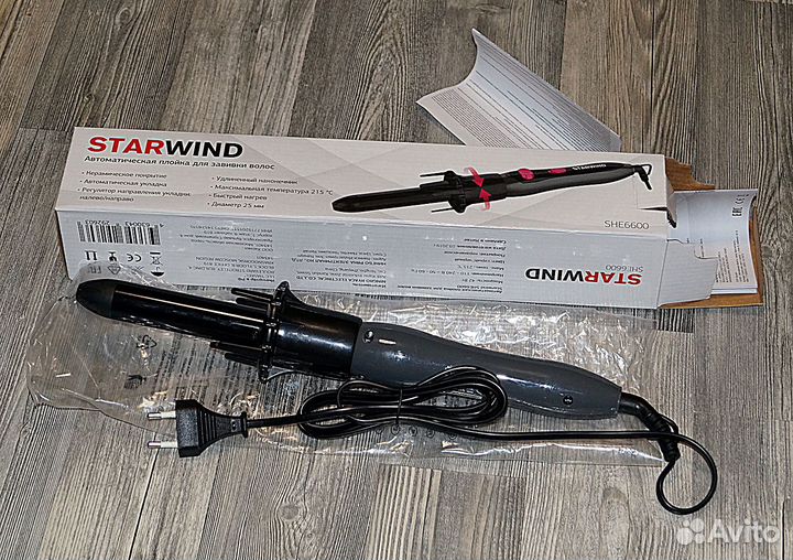 Новые щипцы-плойка StarWind SHE6600