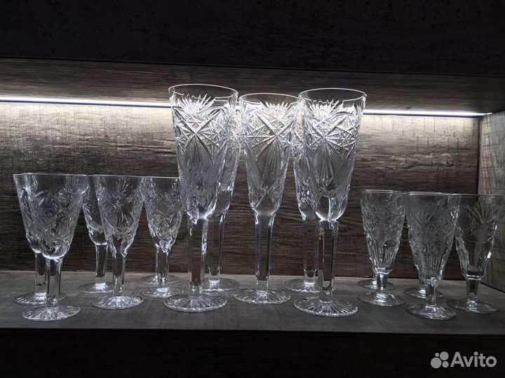 Хрустальные рюмки СССР