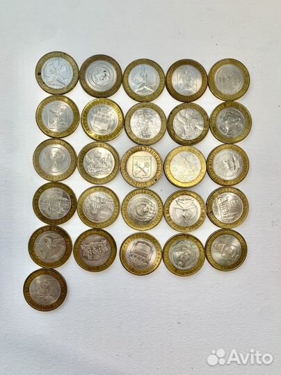 Юбилейные монеты 10, 5, 2, 1 рубль