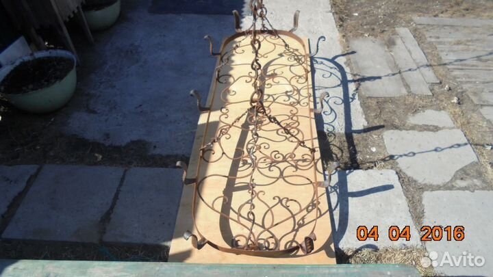 Люстра подвесная кованная