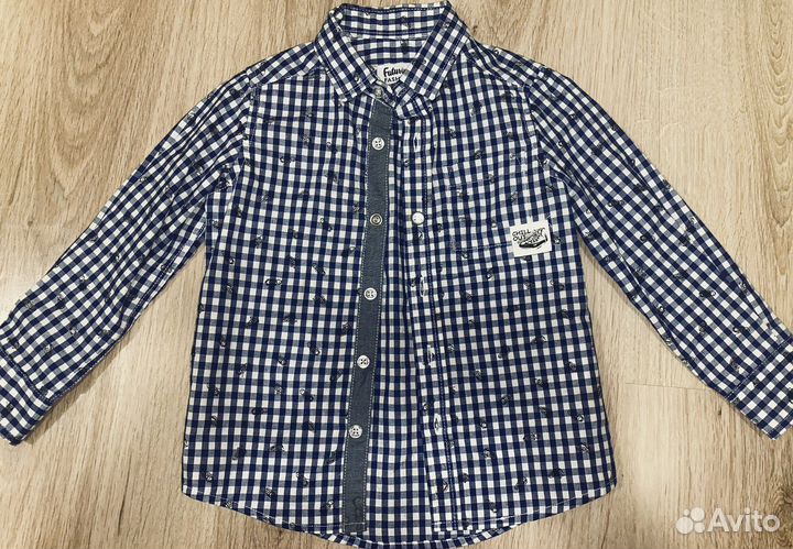 Новая рубашка futurino 98р