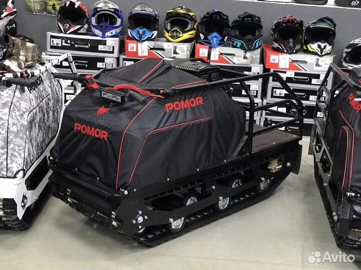 Мотобуксировщик Pomor M-500 K15 PRO 1450 мм реверс