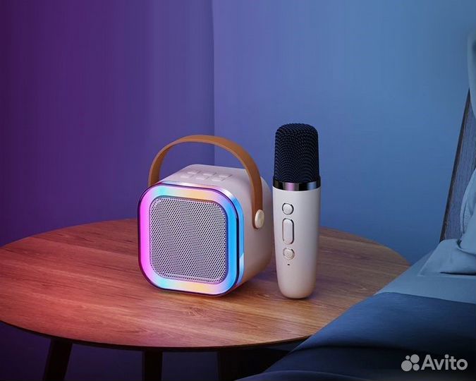 Блютуз колонка караоке с микрофоном 1 шт