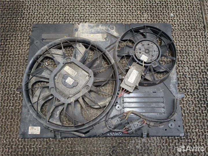 Вентилятор радиатора Volkswagen Touareg, 2005