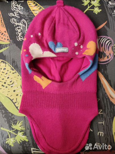 Шапка шлем reima 52 шерсть