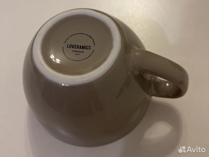 Чашка Loveramics серая 150 мл