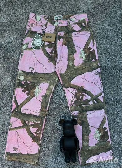 Джинсы Stussy RealTree розовые