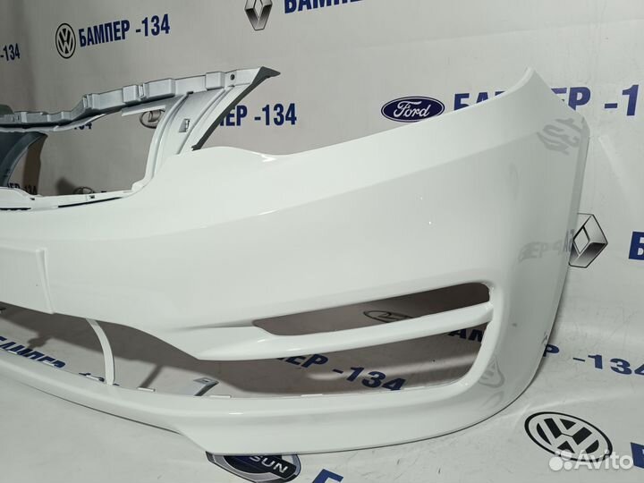 Бампер передний kia rio 3 рестайлинг белый PGU