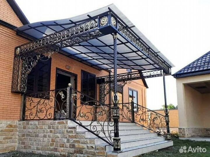 Кованые козырьки