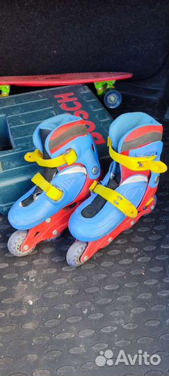 Роликовые коньки детские 27-31
