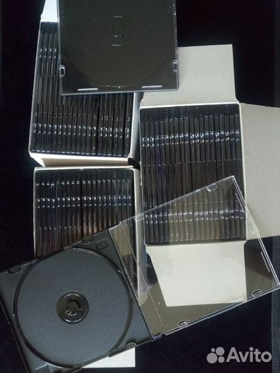 Боксы для CD/DVD слим 20шт