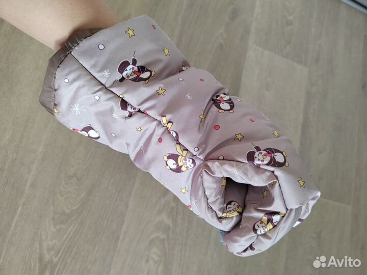 Муфта варежки на коляску (краги)