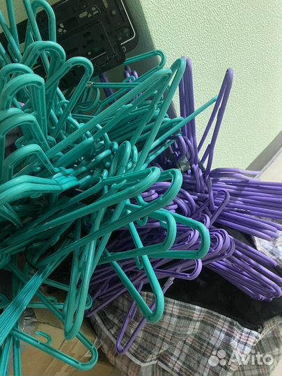 Плечики для одежды пласмас деревянные