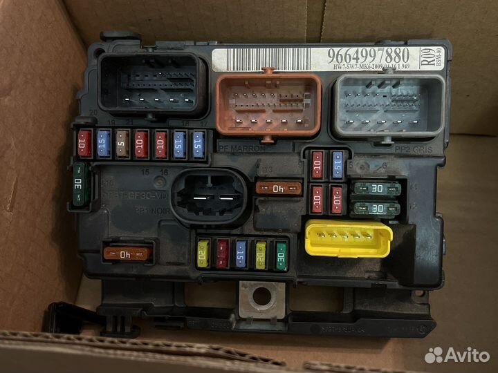 6500HV peugeot блок под предохранители