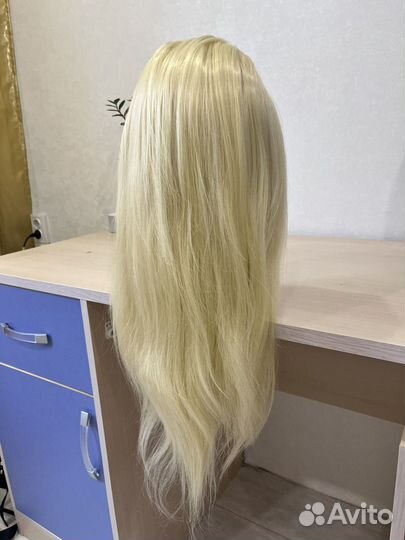 Манекен голова для причесок натуральные волосы