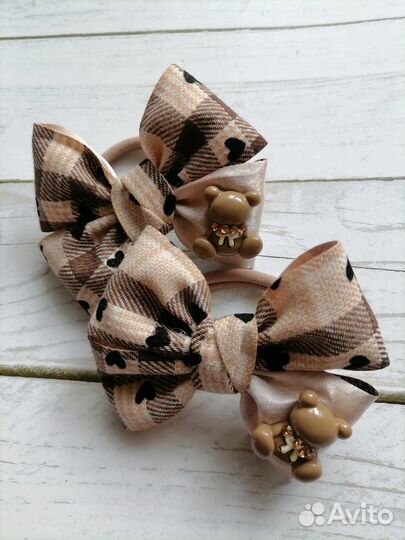 Банты в клетку