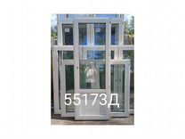 Двери пластиковые Б/У 2100(В) Х 760(Ш) балконные