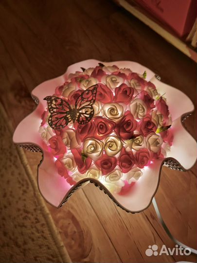 Светильник букет цветов