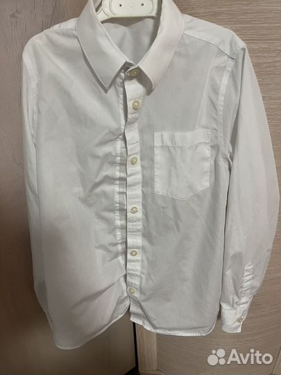 Рубашка школьная на девочку 140