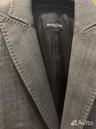Massimo dutti пиджак XS серый