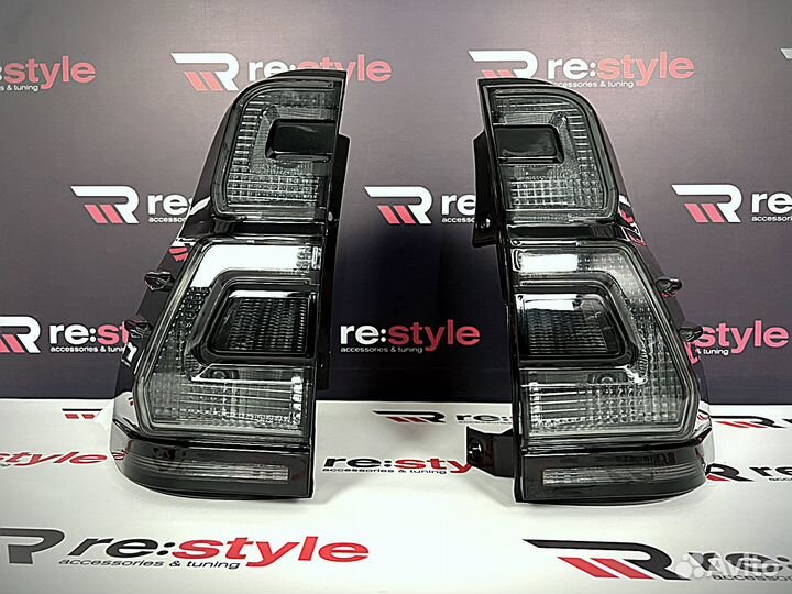 Стопы Prado 120 Тюнинг Дымчатые