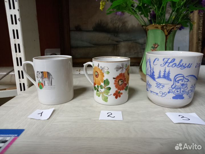 Чайные пары,кружки,бокалы СССР