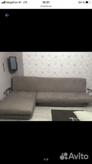 Продаю еврочехол на угловой диван почти новый