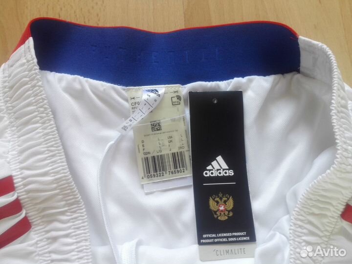 Шорты игровые домашние Россия Adidas CF0161