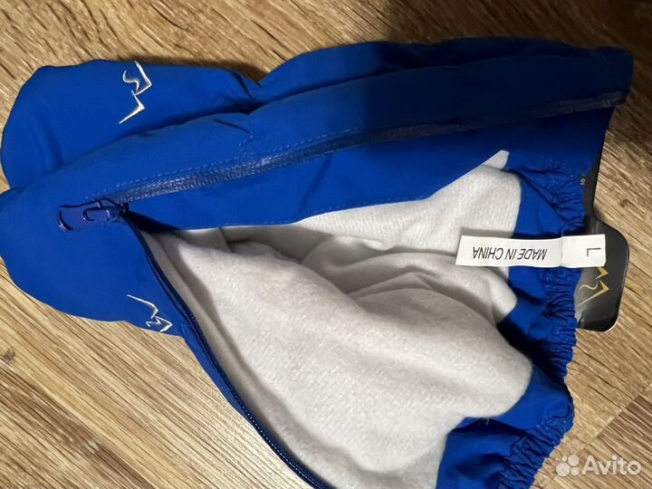 Варежки детские с молнией на 3-4