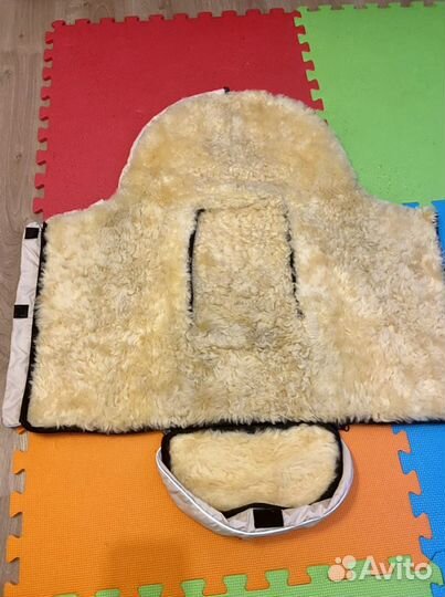 Конверт зимний из натуральной овчины