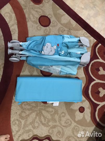 Детская кровать манеж с матрасом С3