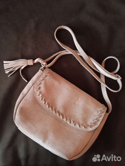 Сумка натуральная замша