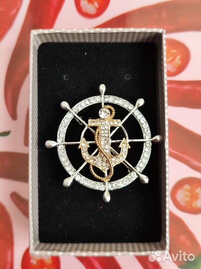 Брошь Штурвал