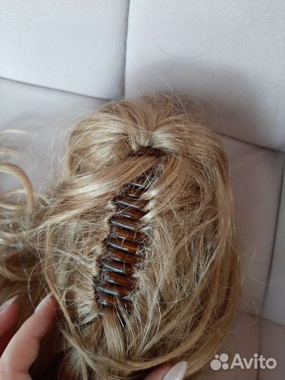 Хвост шиньон на крабе