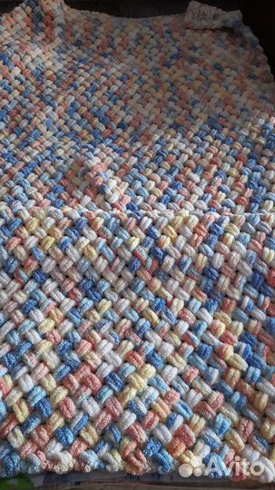 Плед вязаный