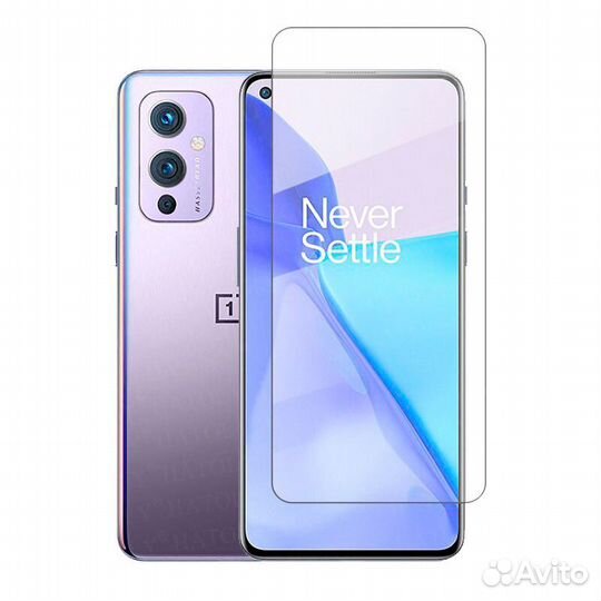 Защитное стекло 3D/4D для OnePlus 9 черное